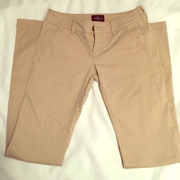 American eagle kick boot khakis - Picture 1 of 3