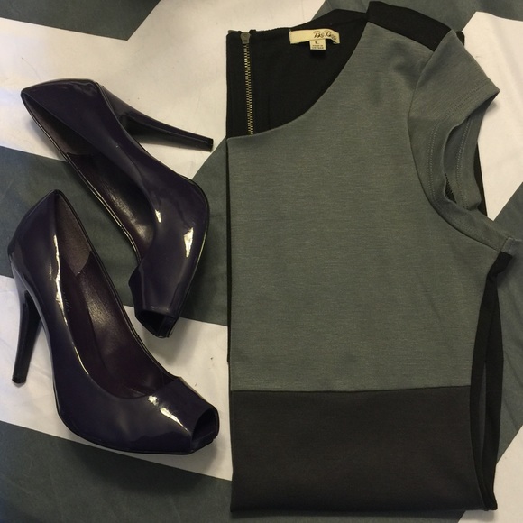 COLOR BLOCK MINI DRESS