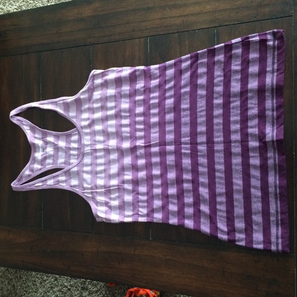 EXPRESS ombré purple tank - Picture 1 of 4