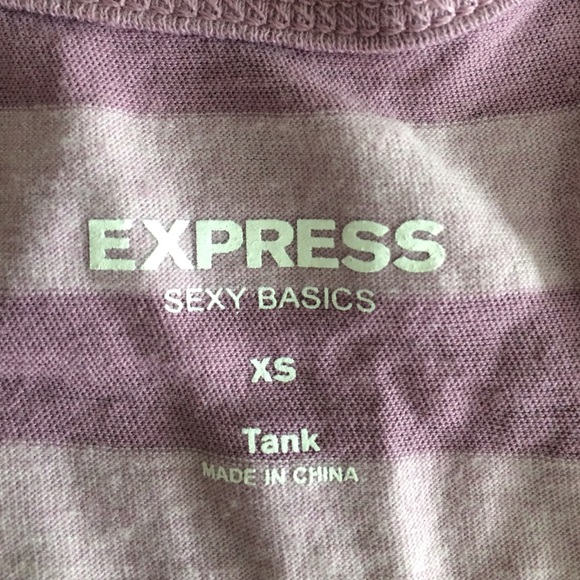 EXPRESS ombré purple tank - Picture 3 of 4
