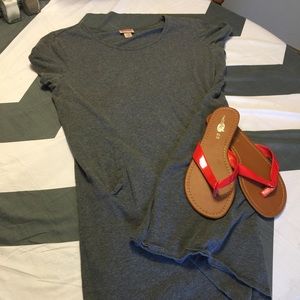 GREY TSHIRT DRESS WITH POCKETS!