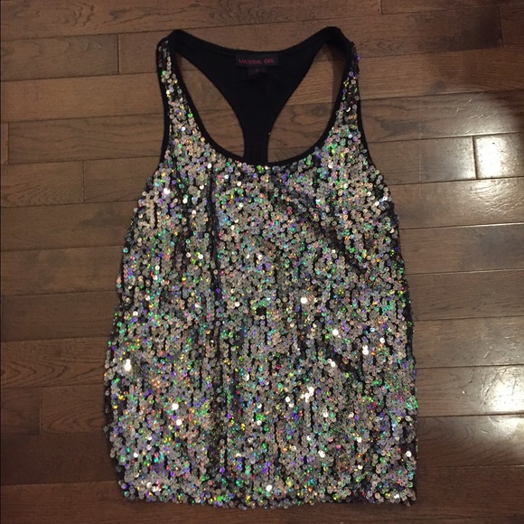 Sparkly racer-back tank - Picture 1 of 2