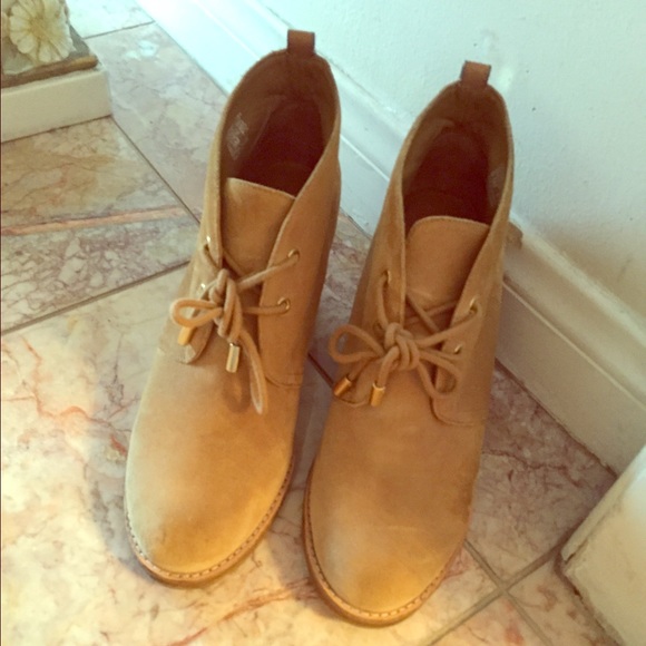 TORY BURCH Suede ankle booties