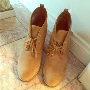 TORY BURCH Suede ankle booties