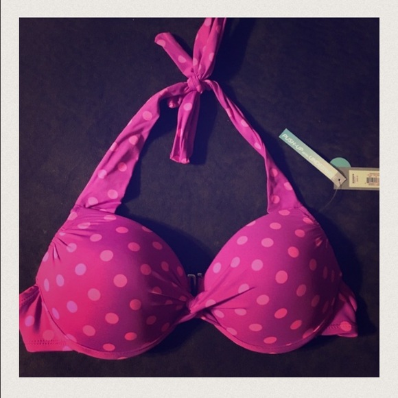 Polka Dot Bikini Top - Picture 2 of 4