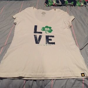 Life is Good Notre Dame V neck