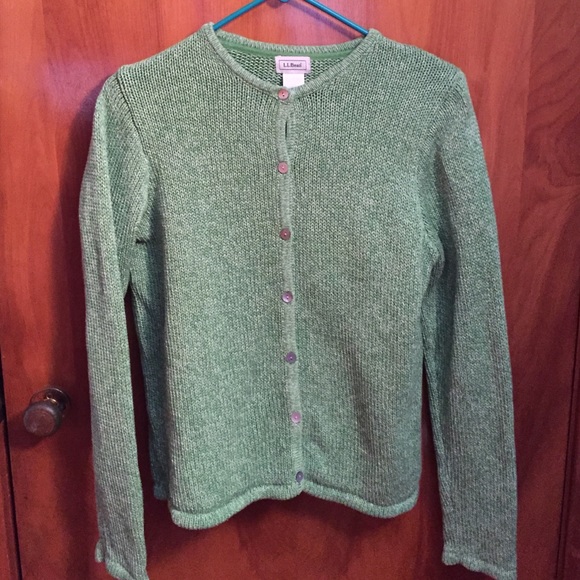 L. L. Bean button up sweater