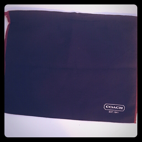 Brown coach dust bag