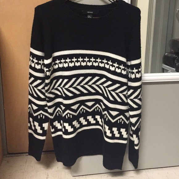 Black and White Sweater