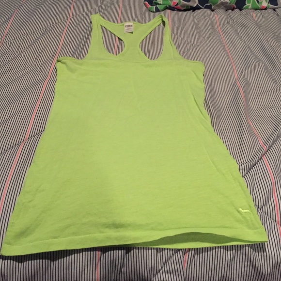 Lime Green PINK tank