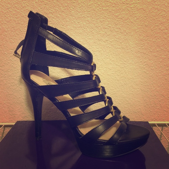 Guess strap heels