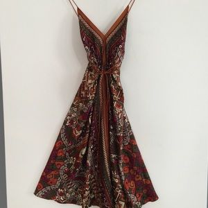 Nicole Miller Collection Silk Scarf Dress