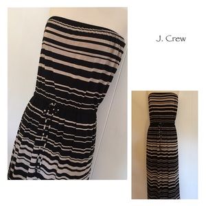 •J.Crew Striped Maxi•
