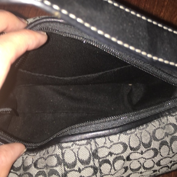 Gray Coach Mini Handbag - Picture 2 of 2