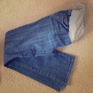 Maternity stretch jeans, straight cut