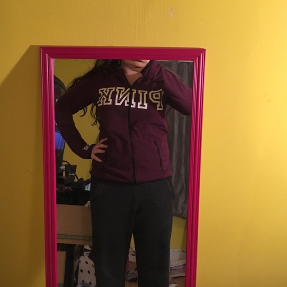 TRADED PINK Victoria's Secret Zip Up - Picture 4 of 4