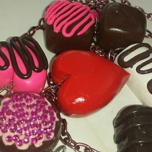 Handmade polymer clay Valentines Chocolates
