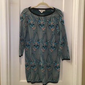 Anthropologie Owl Tunic Size Medium