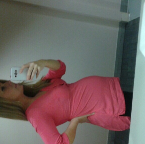 Maternity Pink Blouse - Picture 4 of 4