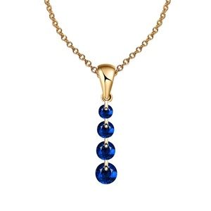 🆕 Water drop crystal  necklace-silver or gold