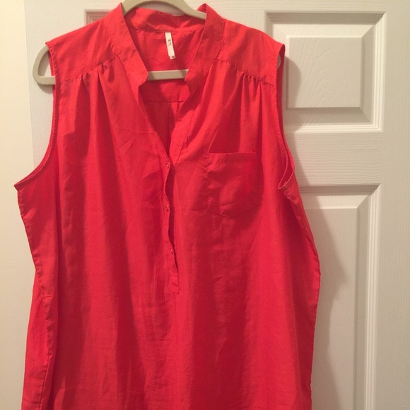 Tangerine color top/dress