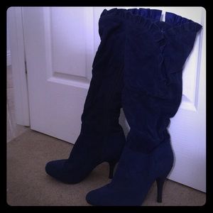 Cobalt blue boots