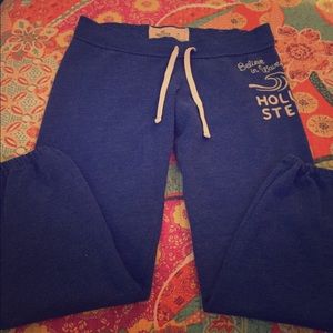 Hollister blue Capri sweats