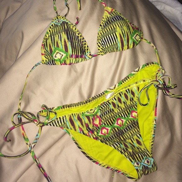 Tribal Print Bathing Suit