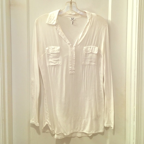Splendid Shirt in White Size Medium