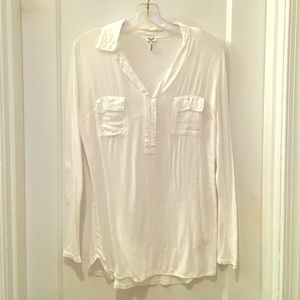 Splendid Shirt in White Size Medium