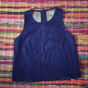 Madewell denim tank
