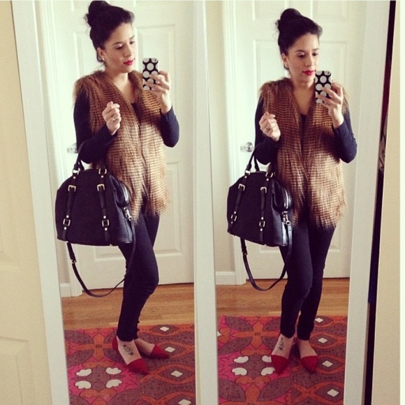 F21 Fur Vest