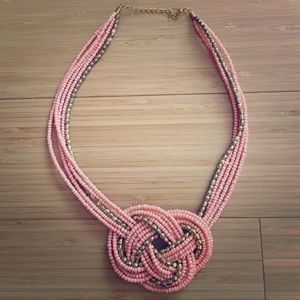NEW Francesca's Beaded Knot Necklace NWOT