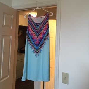 Tribal print dress, bought from a Botique.