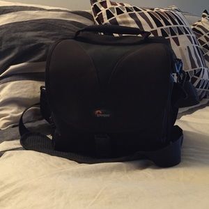 Black Lowepro Padded Camera Bag