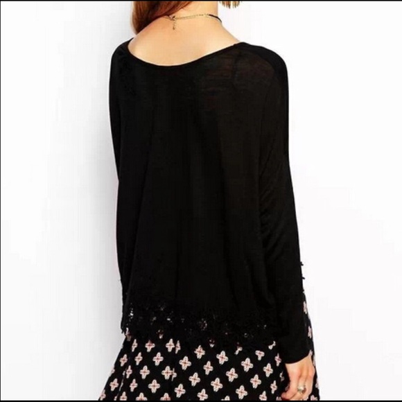 Lack high low asymmetrical top - Picture 2 of 3