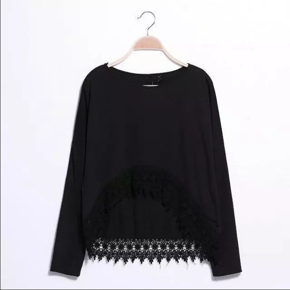 Lack high low asymmetrical top - Picture 3 of 3