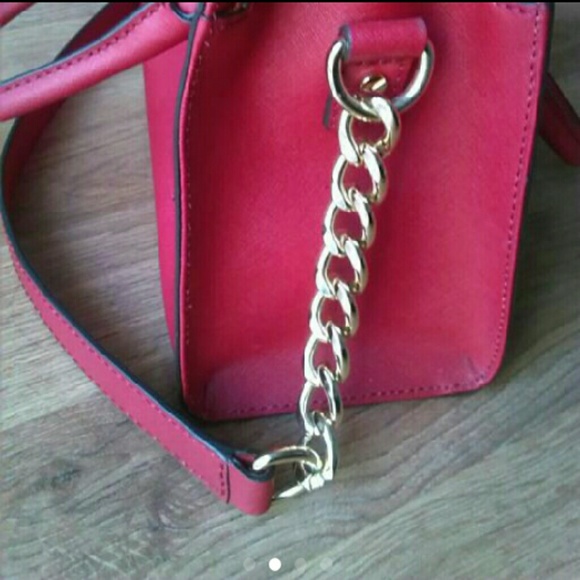 Red Michael kors Hamilton handbag - Picture 4 of 4