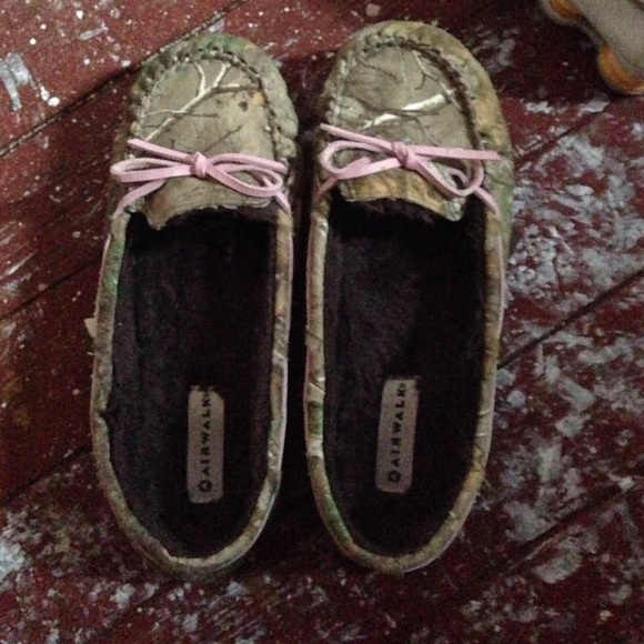 Camo moccasins