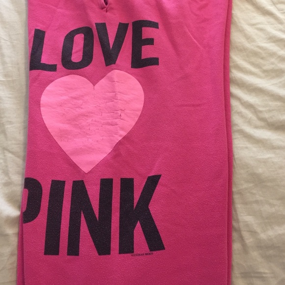Pink sweats