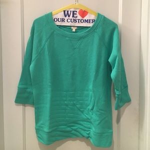 J Crew Teal Sweatshirt Size Medium