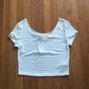 White Crop Top