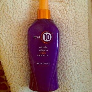 It's a 10 miracle leave in PLUS keratin