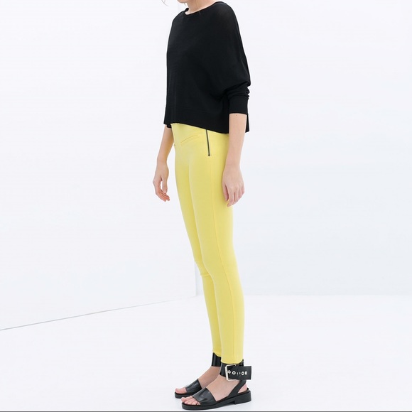 Zara trousers with side zipper