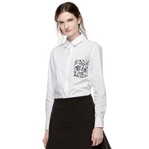 Thakoon for DesigNation Print-Pocket Shirt. NWT.