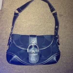 Authentic black Coach purse