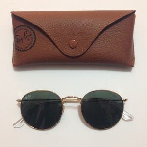 Ray Ban Round Metal Green Classic G-15