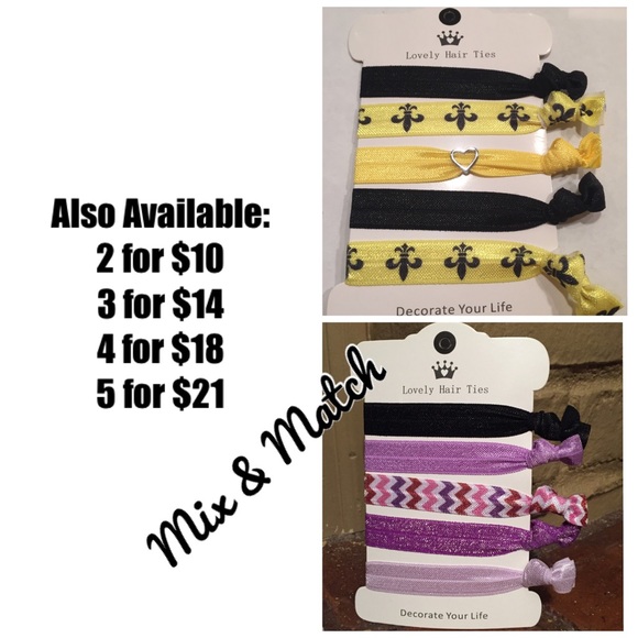 Hair Ties Set - Picture 4 of 4