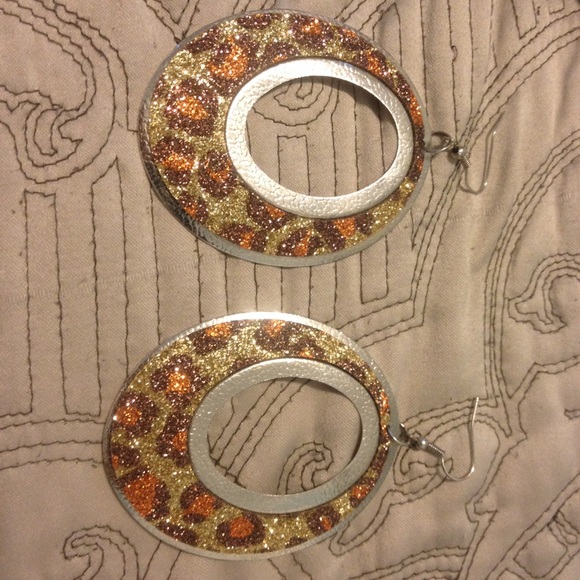 Cheetah earrings