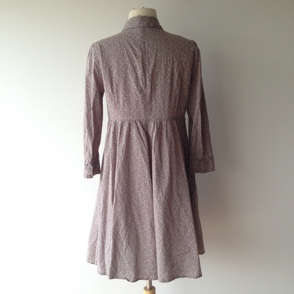 H&M Grey floral shirt dress - Picture 3 of 3